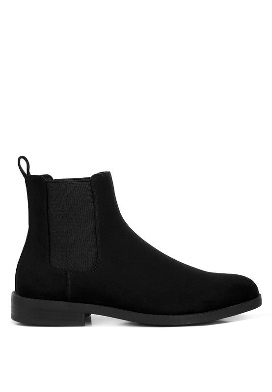 Men's Micro Suede Chelsea Boots for Casual Style