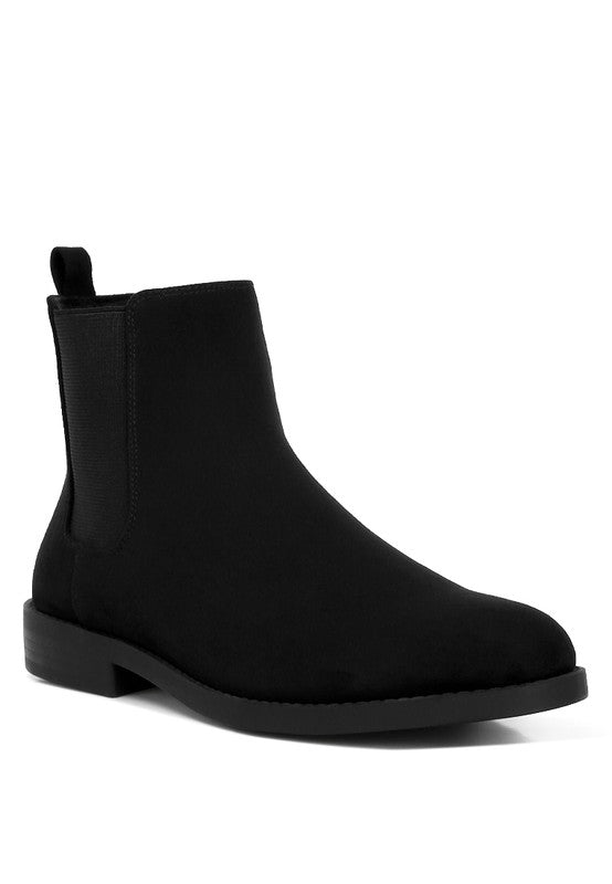 Men's Micro Suede Chelsea Boots for Casual Style