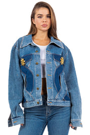 Women's Oversized Denim Fashion Jacket