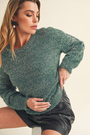 Women's Relaxed Fit Scoop Neck Sweater