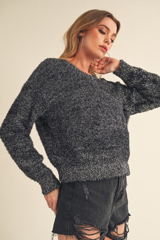 Women's Relaxed Fit Scoop Neck Sweater