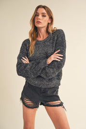 Women's Relaxed Fit Scoop Neck Sweater