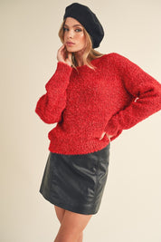 Women's Relaxed Fit Scoop Neck Sweater