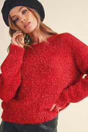 Women's Relaxed Fit Scoop Neck Sweater