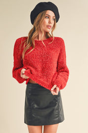 Women's Relaxed Fit Scoop Neck Sweater