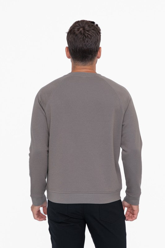 Men's Relaxed Fit Cotton Blend Classic Crewneck