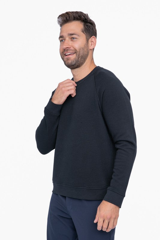 Men's Relaxed Fit Cotton Blend Classic Crewneck