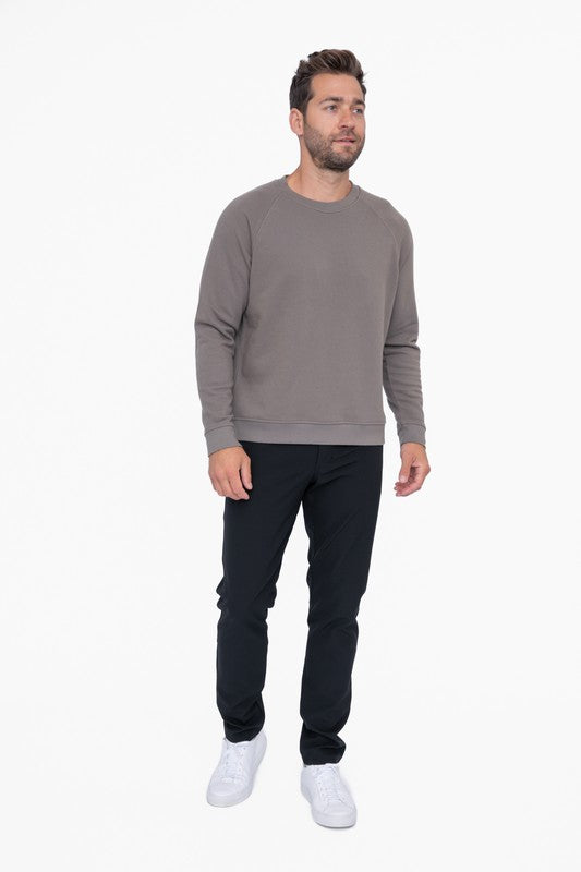 Men's Relaxed Fit Cotton Blend Classic Crewneck