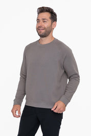 Men's Relaxed Fit Cotton Blend Classic Crewneck