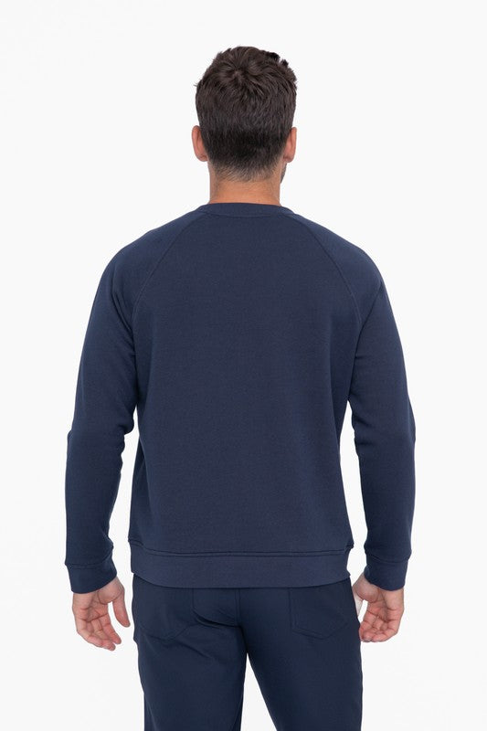 Men's Relaxed Fit Cotton Blend Classic Crewneck