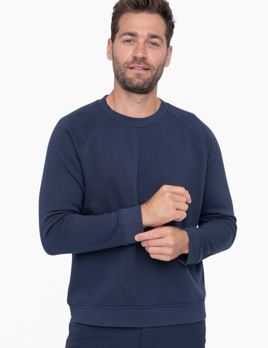 Men's Relaxed Fit Cotton Blend Classic Crewneck