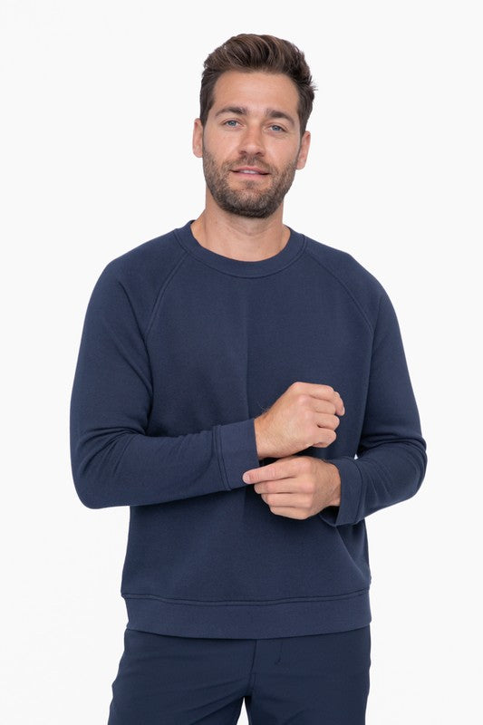 Men's Relaxed Fit Cotton Blend Classic Crewneck