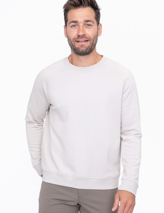 Men's Relaxed Fit Cotton Blend Classic Crewneck