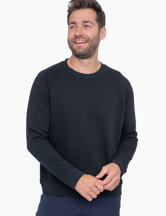 Men's Relaxed Fit Cotton Blend Classic Crewneck