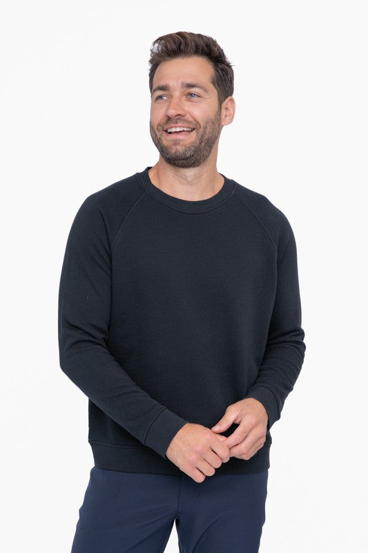 Men's Relaxed Fit Cotton Blend Classic Crewneck