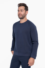 Men's Relaxed Fit Cotton Blend Classic Crewneck