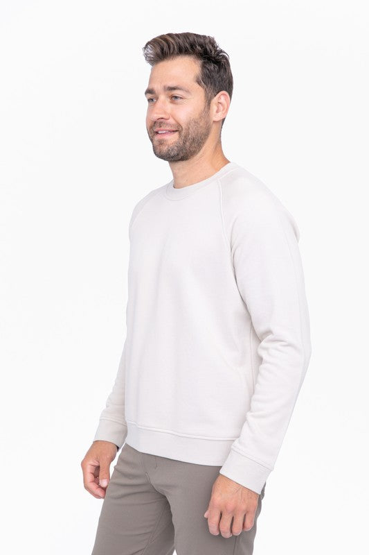 Men's Relaxed Fit Cotton Blend Classic Crewneck