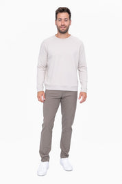 Men's Relaxed Fit Cotton Blend Classic Crewneck