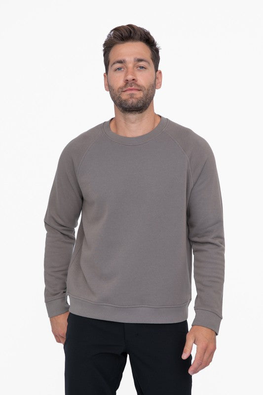 Men's Relaxed Fit Cotton Blend Classic Crewneck