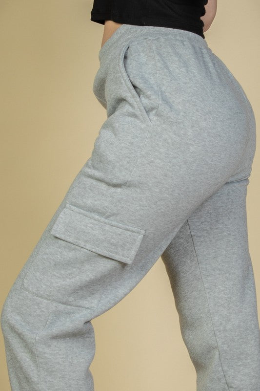 Women's Casual Jogger Sweatpants with Side Pockets