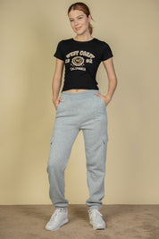 Women's Casual Jogger Sweatpants with Side Pockets