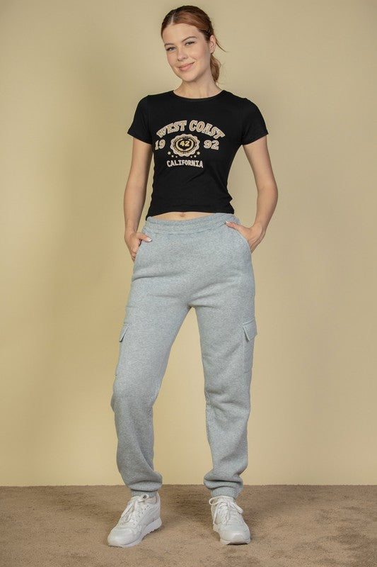 Women's Casual Jogger Sweatpants with Side Pockets