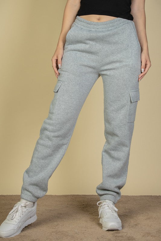 Women's Casual Jogger Sweatpants with Side Pockets