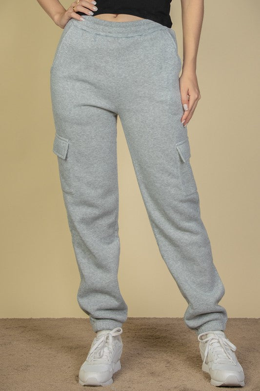 Women's Casual Jogger Sweatpants with Side Pockets