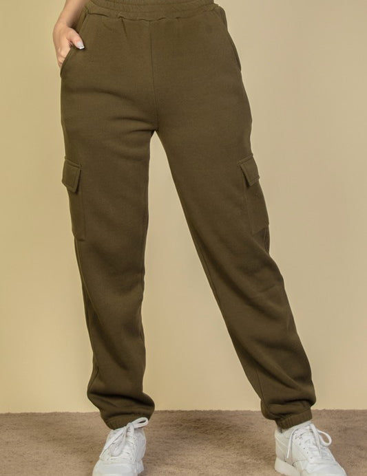 Women's Casual Jogger Sweatpants with Side Pockets