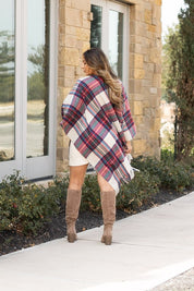 Women's Oversized Acrylic Shawl Poncho