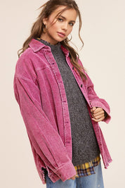 Women's Oversized Corduroy Jacket