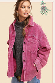 Women's Oversized Corduroy Jacket