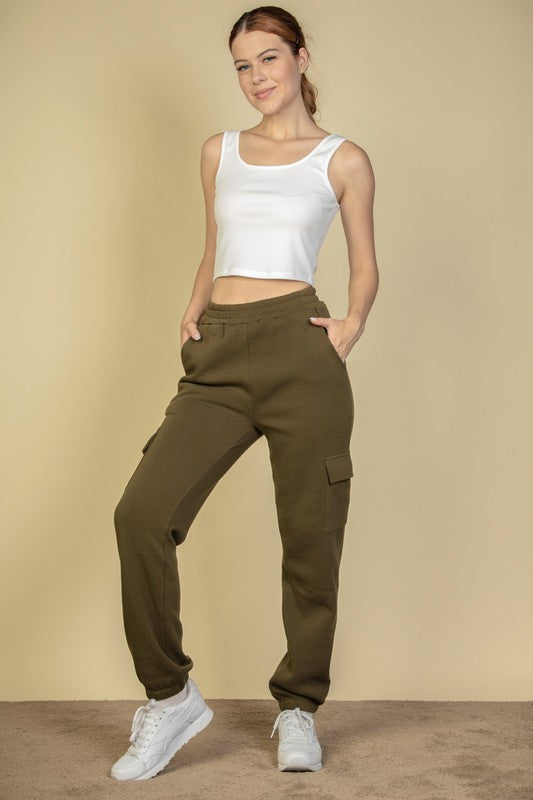 Women's Casual Jogger Sweatpants with Side Pockets