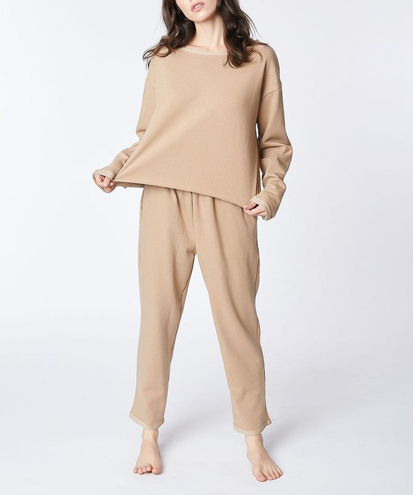 Women's Loose Fit Recycled Cotton Loungewear Set