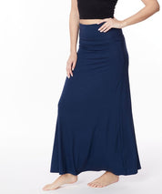 Women's Classic A-Shape Bamboo Maxi Skirt