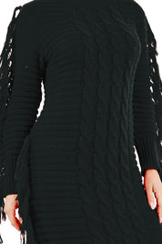 Women's Casual Long Sleeve Sweater Dress