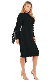 Women's Casual Long Sleeve Sweater Dress