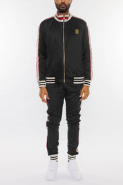 Men's Full Zip Track Jacket and Pants Set