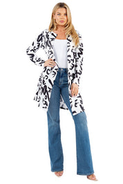 Women's Open Front Soft Material Party Jacket