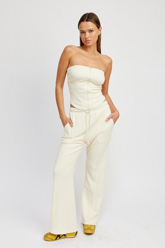 Women's High Waist Drawstring Pants