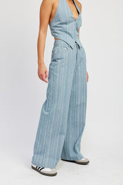 Women's Mid Rise Wide Leg Pants