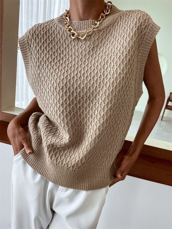 Women's Chic Knit Sweater Vest