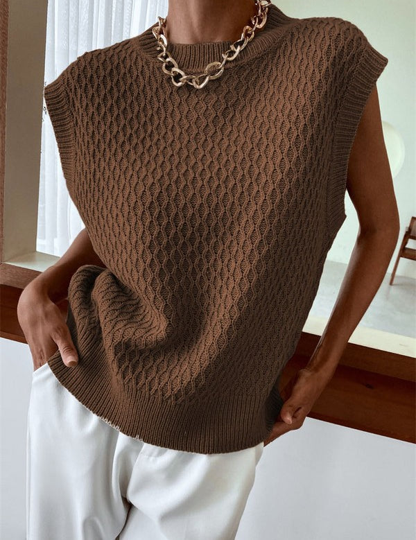 Women's Chic Knit Sweater Vest