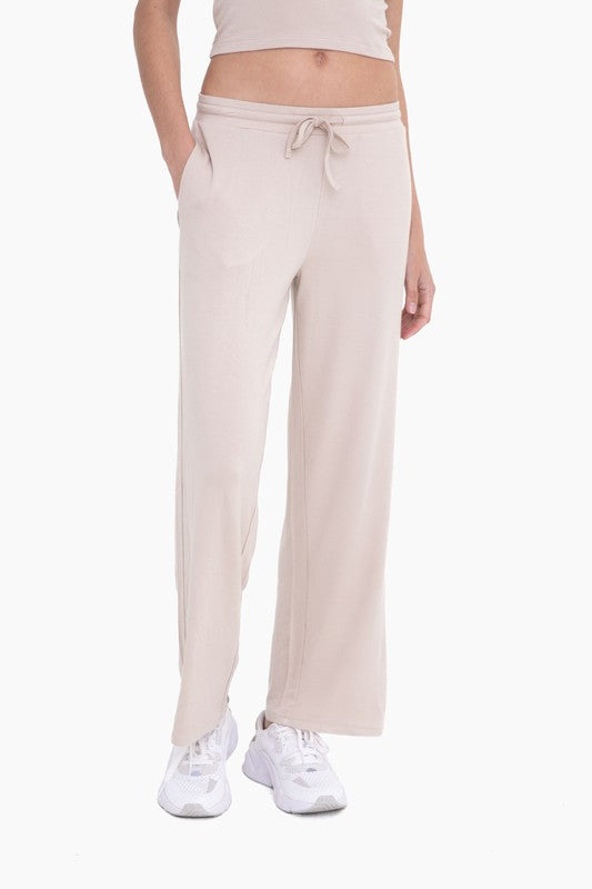 Women's Cozy Mid-Rise Lounge Terry Pants