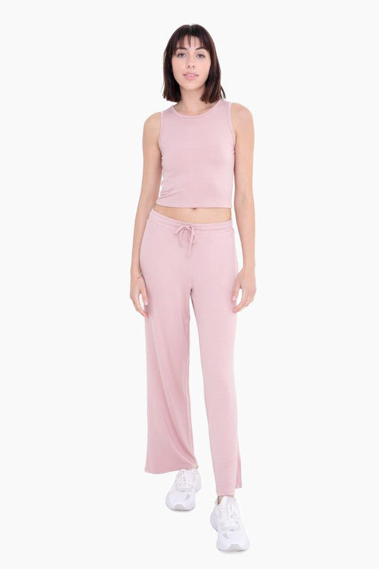 Women's Cozy Mid-Rise Lounge Terry Pants