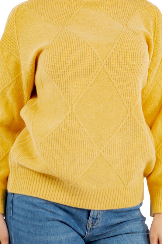 Women's Casual Long Sleeve Knit Sweater