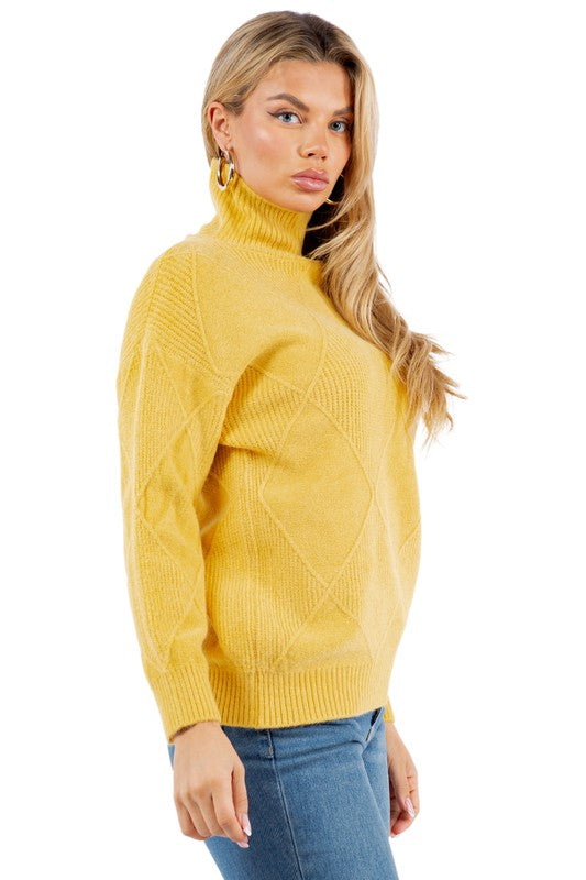 Women's Casual Long Sleeve Knit Sweater