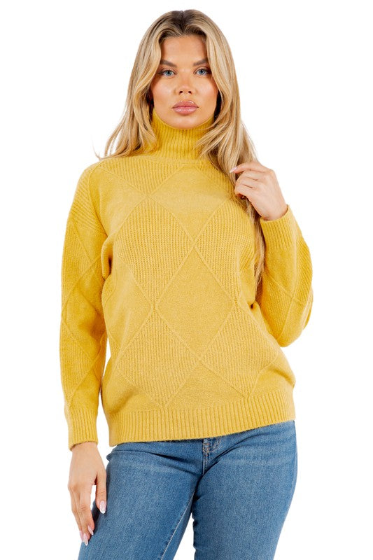 Women's Casual Long Sleeve Knit Sweater