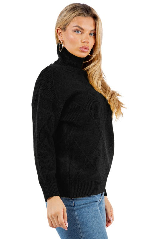 Women's Long Sleeve Soft Knit Sweater