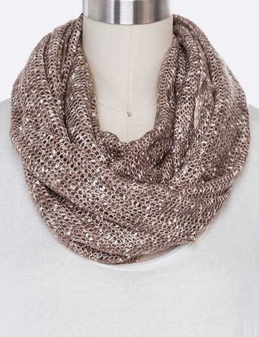 Women's Loose Knit Infinity Scarf